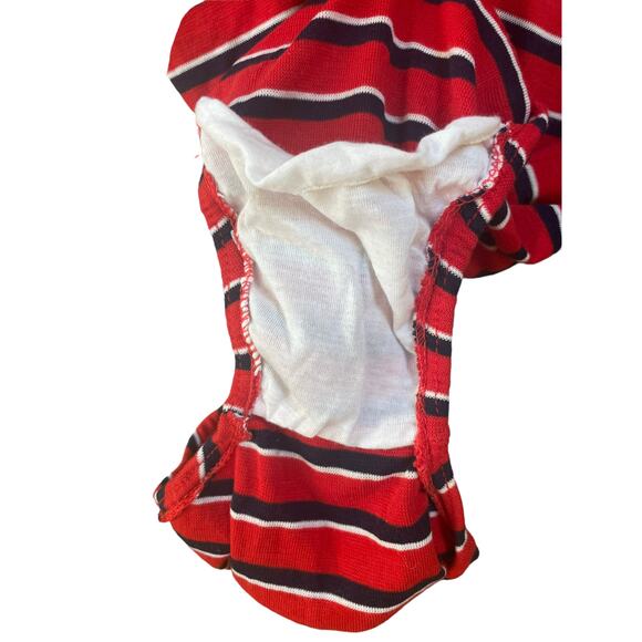 Vidal Sassoon Women's One Piece Bodysuit Stretch Long Sleeve Red Size M - Picture 3 of 9